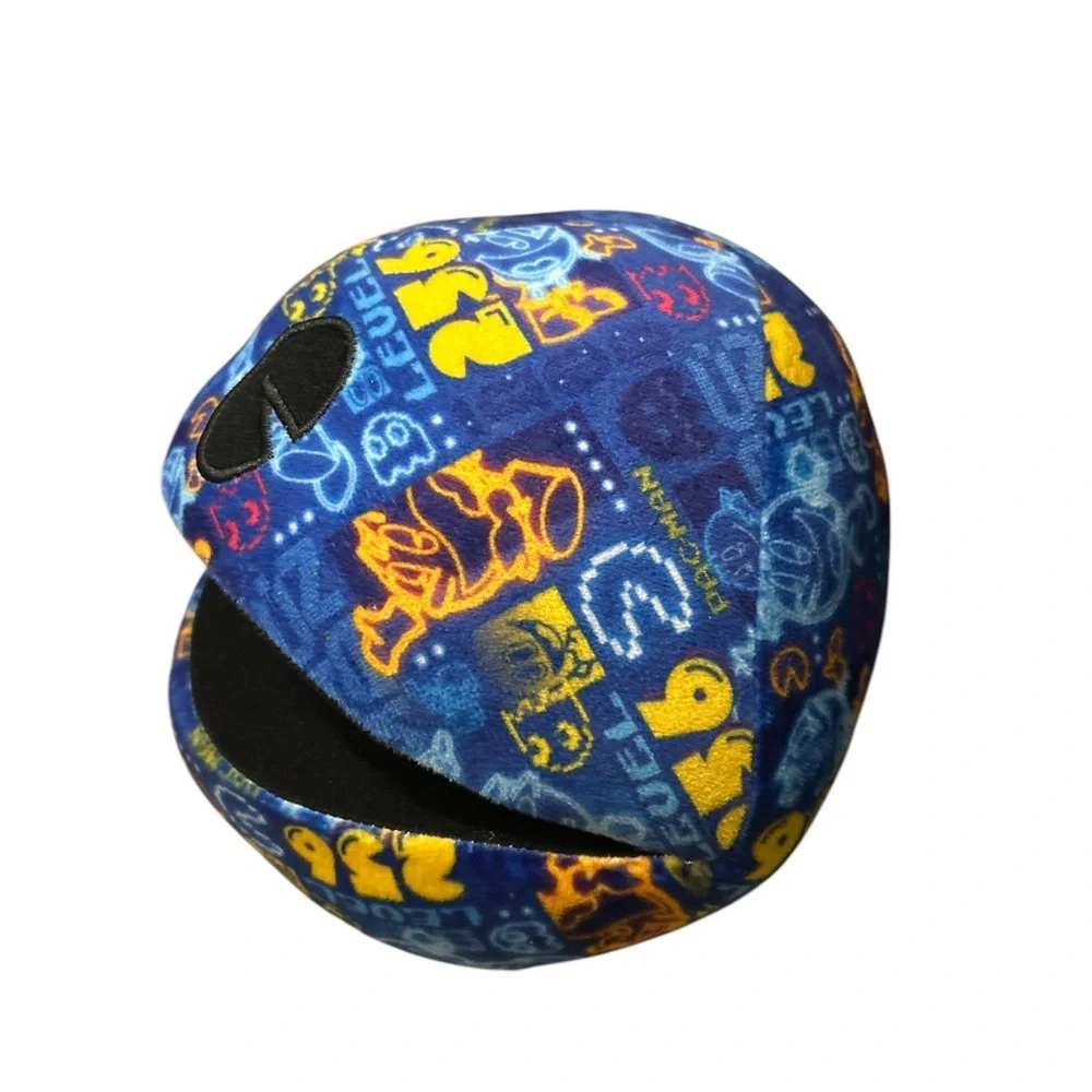 Pac-Man Plush – Special‎ Edition Blue 5” Round Stuffed Toy